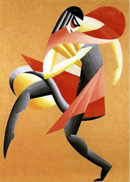 Image - Vadym Meller: Mask (1919).